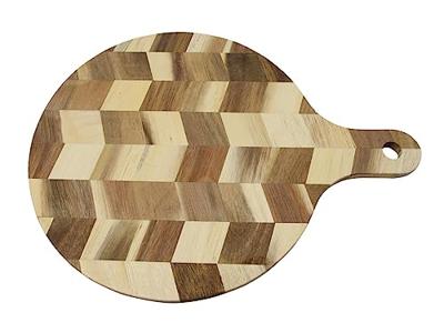 Snij-Serveerplank Acaciahout met Ophangoog 40x30x1.4 cm