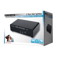 Konig CMP-SWITCH91 2-poorts VGA splitter - thumbnail
