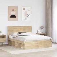 Bedframe Sonoma Eiken 150 x 200 cm Massief grenenhout - thumbnail