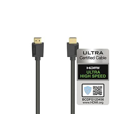 Hama ULTRA HIGH-SPEED HDMI-KABEL, CONNECTOR-CONNECTOR, 8K, 3,0 M HDMI kabel Zwart Hama ULTRA HIGH-SPEED HDMI-KABEL, CONNECTOR-CONNECTOR, 8K, 3,0 M HDMI kabel Zwart