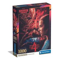 Clementoni puzzel Stranger Things Vecna en Eleven - 1000 stukjes - thumbnail