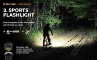 ArmyTek Wizard C2 Pro Max Magnet White Handlamp werkt op een accu LED Met magneethouder 3720 lm 1440 h 79 g - thumbnail