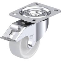 Blickle L-PO 80R-FI Zwenkwiel met rem Wieldiameter: 80 mm Draagvermogen (max.): 220 kg 1 stuk(s) - thumbnail