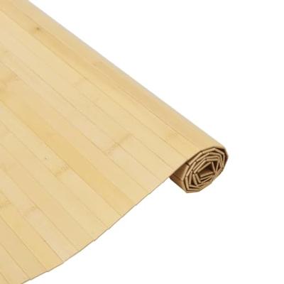 VidaXL Vloerkleed rechthoekig 80x300 cm bamboe lichtnaturel