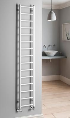 Handdoekradiator Sapho Dina Recht 30x174 cm Mat Wit Sapho