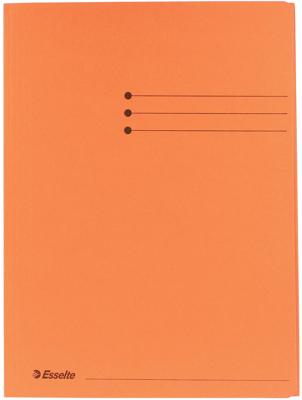 Dossiermap esselte a4 3klep manilla 275gr oranje Dossiermap esselte a4 3klep manilla 275gr oranje