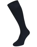 Boru Bamboo - kniekousen bamboe - Hoge naadloze dames en heren sokken - 42 - Blauw - 42 - thumbnail