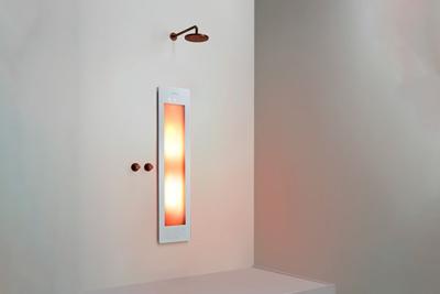 Sunshower Round Medium One infrarood inbouw 140x33x10cm White M0500-M0101 Sunshower Round Medium One infrarood inbouw 140x33x10cm White M0500-M0101