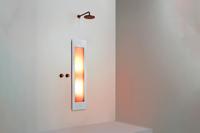 Sunshower Round Medium One infrarood inbouw 140x33x10cm White M0500-M0101 - thumbnail