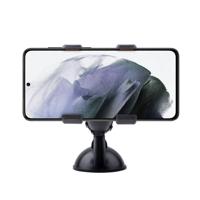 Shop4 - Samsung Galaxy S21 Autohouder Raamhouder Klem Zwart - thumbnail