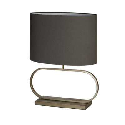 Searchlight TafellampSleek brons met grijze kap - EU92102GY