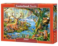 Castorland legpuzzel forest life, 500st. - thumbnail