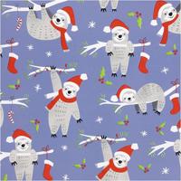 Creativ Company Inpakpapier, luiaard, b: 50 cm, 80 gr, paars, 5 m/ 1 rol - thumbnail