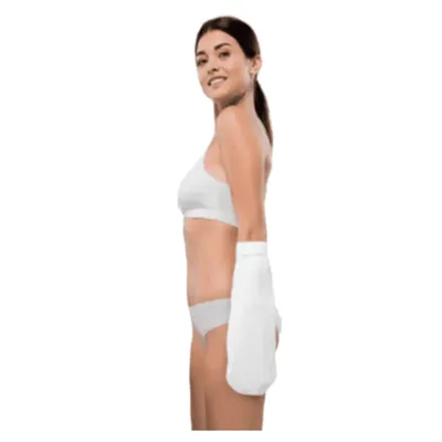 EMO Douchehoes Arm - Wit - Kort