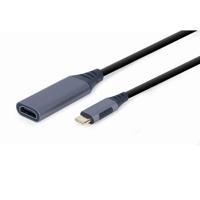 Cablexpert USB-C naar HDMI adapter kabel 15cm - 9530406 - thumbnail