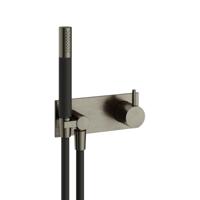 Inbouw Douchemengkraan Hotbath Cobber incl. Doucheslang en Handdouche Verouderd IJzer - thumbnail