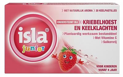 Isla Junior Keelpastilles - bij kriebelhoest en keelklachten Isla Junior Keelpastilles - bij kriebelhoest en keelklachten