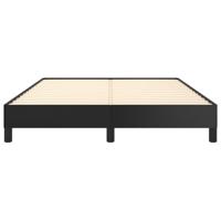 Bedframe kunstleer zwart 140x200 cm - thumbnail