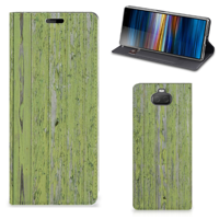 Sony Xperia 10 Book | Wallet Case | Green Wood - thumbnail