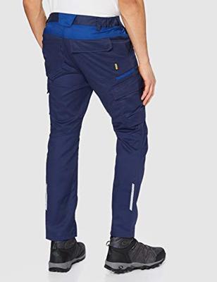 Blaklader 144418328985C56 industriële stretch werkbroek, marineblauw/korenbloem, maat C56