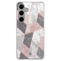 Samsung Galaxy S24 shockproof hoesje - Stone grid - thumbnail