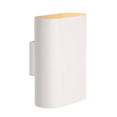 Lucide OVALIS - Wandlamp - 2xE14 - Wit