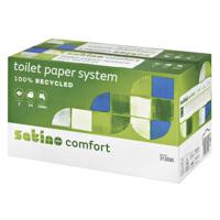 Toiletpapier Satino JT3 Comfort systeemrol 2-laags 100m wit 317960 - thumbnail