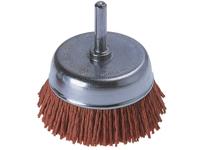 Wolfcraft Nylon-komborstel | Rood | 6-kant schacht | Ø65mm | 1 stuk - 1506000 - thumbnail