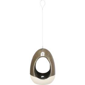 TRIXIE DRINKBAK HANGEND KERAMIEK CREME / BOSGROEN 150 ML 12X12X16 CM