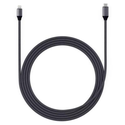 SATECHI USB-C Naar Lightning Oplaadkabel (1.8 Meter / 6.6 Ft) - Apple Mfi Gecertificeerd - Voor iPhone 14 Pro/14/14 Plus, iPhone 13 Pro Max/13 Pro/13/13 Mini, Airpods Pro, Airpods 3/2/ 1