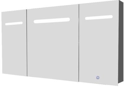 Best Design Aluma Spiegelkast 100X80 cm Led Verlichting