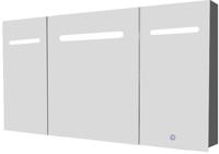 Best Design Aluma Spiegelkast 100X80 cm Led Verlichting - thumbnail