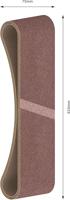 Bosch Accessories 2608606092 Schuurband Korrelgrootte (num) 100 (l x b) 610 mm x 75 mm 3 stuk(s) - thumbnail