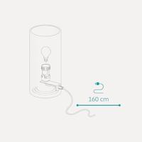 Eglo TafellampGeo 20cm wit - 81827 - thumbnail