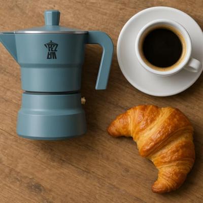 Italiaans koffiezetapparaat - PEZZETTI - SOLIDEXPRESS - Aluminium - 3 kopjes - Groen