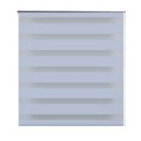 VidaXL Zebra rolgordijn 70,9 x 120 cm stofbreedte 66,7 cm wit - thumbnail