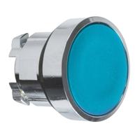 Schneider Electric ZB4BH06 ZB4BH06 (Ø) 22 mm Zonder markering Chroom, Blauw 1 stuk(s) - thumbnail