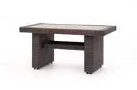 Own Living hoge lounge tuintafel carvalho 142x81x70cm falcon grey - thumbnail