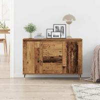 Dressoir met lade Oud hout 101.5 x 35 x 70 cm Bewerkt hout - thumbnail