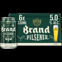Brand Pilsener Bier Blik 6 x 330ml bij Jumbo - thumbnail