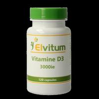 Elvitum Vitamine D3 3000IE/75mcg 120 Capsules - thumbnail