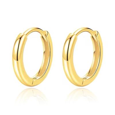 Elenza Oorringen Sterling .925 Zilver met Gouden coating-18mm