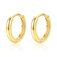 Elenza Oorringen Sterling .925 Zilver met Gouden coating-18mm - thumbnail