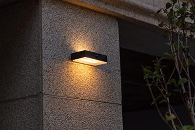 Lutec Zwarte wandlampFadi solar - 6939501330