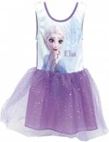 Disney verkleedjurk Frozen meisjes polyester paars/blauw mt 128 - thumbnail