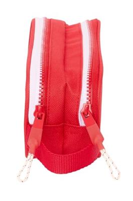 Pennenetui met 2 vakken Sevilla Fútbol Club Rood 21 x 8 x 6 cm