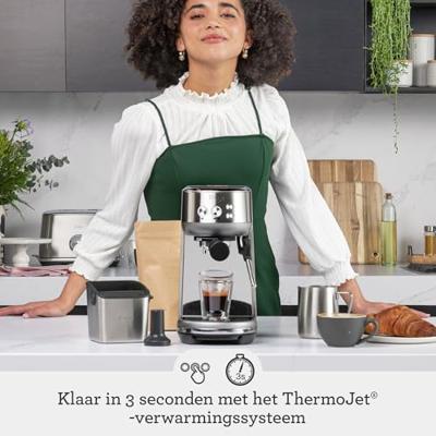 Sage The Bambino Espresso apparaat Grijs - thumbnail