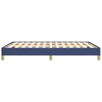 Bedframe stof blauw 140x200 cm - thumbnail