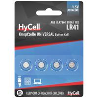 HyCell Knoopcel LR41 1.5 V 4 stuk(s) 30 mAh Alkaline AG3 - thumbnail
