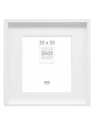 Deknudt Witte houten kader om objecten in te lijsten 30x30 S223K1